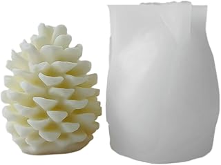Pine Cone Silicone Mold for Candles and Soap, Pinecone Resin Mold for DIY Handcraft, Winter Soy Wax Epoxy Molds, Wedding Christmas Party Home Decoration Ornaments