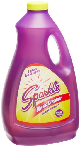 Funk, A J & Co 20967 Sparkle Glass Cleaner, Original Purple Formula, 67.6 oz Refill Bottle