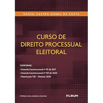 Capa do livro Curso de direito processual eleitoral