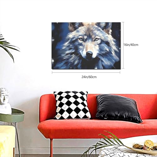 Toile murale moderne encadrée de qualité supérieure 40x61cm - 4