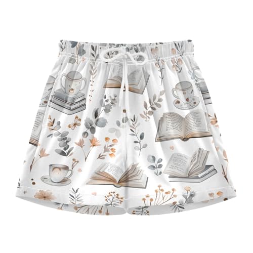 Toddler Boys Swimwear Swim Trunks with Compression Liner 4T Books Coffee