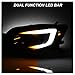 ACANII - For [Halogen Model] 2008-2014 Subaru Impreza WRX Switchback LED DRL Signal Tube Projector Headlights Headlamps
