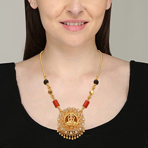 Image of Radha's Creations jewellery GSB mangalorean chain for women one gram gold