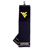 NCAA gesticktes Golf Handtuch, Damen Kinder Herren Unisex, West Virginia Mountaineers