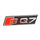 Farbe: chrom Audi Original Sq7 4M Schriftzug Vorn Logo Frontgrill Kühlergrill Emblem Chrom