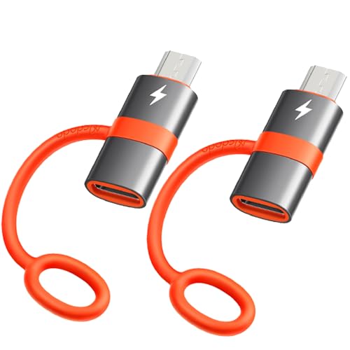 Mcdodo Adaptateur USB C vers Micro USB 2 pièces Adaptateur USB C mâle vers Micro USB femelle Charge rapide Compatible avec Samsung Galaxy, LG, Huawei,...