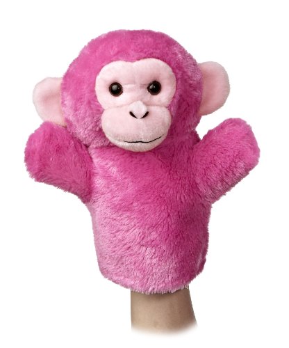 Aurora World Chimp Plush Sleeve Puppet, 10