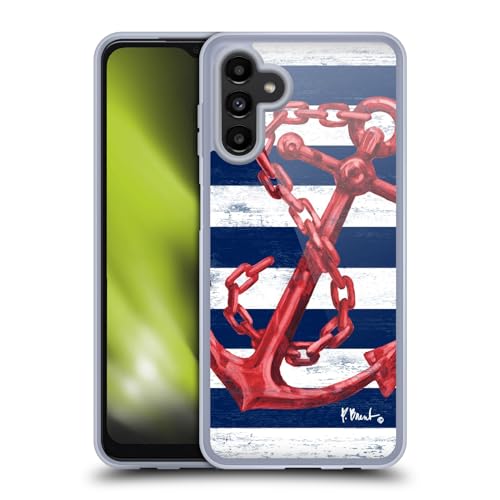 Funda de gel suave Samsung Galaxy A13 5G carcasa silicona flexible ancla náutica