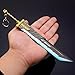 Mvaeizluex Game Cosplay Accessory for Buster Sword keychain Cosplay, Metal Mini Sword Game Prop for Collection & Desk Decoration