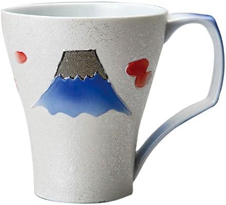 Amazon Co Jp 有田焼 風流富士 マグカップ 青 富士山 ホーム キッチン