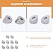 Uonlytech 10Pcs 1/4 Inch 30 Degree Stainless Steel Beveled Angle Washers for Cable Railing Deck Stair Railing Wire Rope Fasteners Industrial Hardware