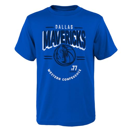NBA Dallas Mavericks Luca Doncic #77 Camiseta First String II, color negro, azul, L