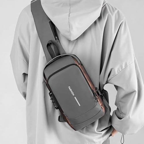 CAVALO Be Unique Waterproof Sling Bag Gray Grey Golden - Image 7