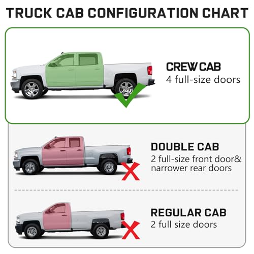 Image of COMNOVA Two-Stairs Running Boards for 2019-2026 Ram 1500 Crew Cab