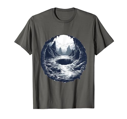 Ozean mit Meeresstrudel Unterwasserhöhle T-Shirt