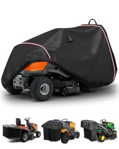 OlaVeg Housse Tondeuse Autoportée Housse Protection Tracteur Tondeuse Bâche de Protection...