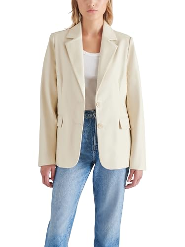 Blazer femme de marque Steve Madden veste boyfriend chic imitation cuir haut de gamme