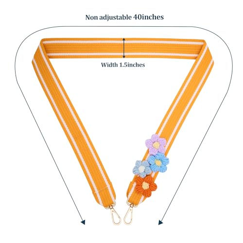 Knit Purse Strap,Replacement Crossbody Wide Shoulder Strap for Bag Handbag2