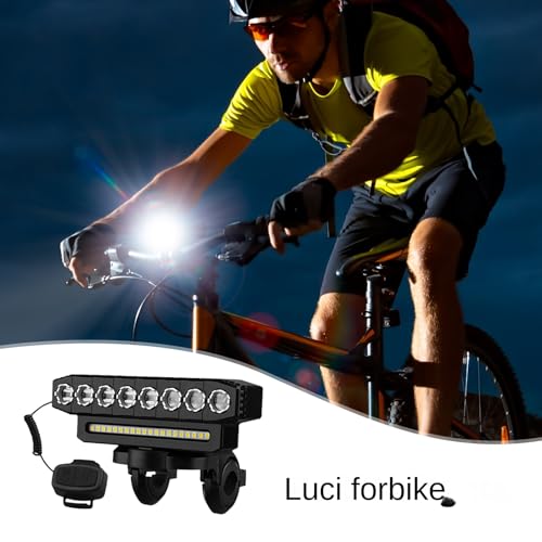 Phare avant rechargeable à LED pour cycle avec haut-parleur intégré - 3