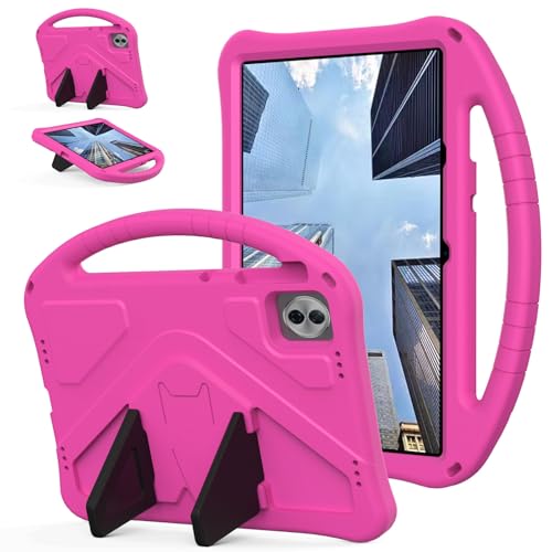 Protection Honor Pad 10 12.1 2025 antichoc enfant avec sangle rose rouge