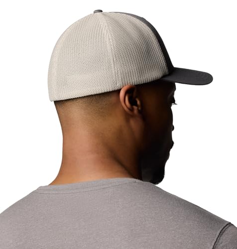 Image of Columbia Unisex Mesh Ball Cap, City Grey /Dark Stone, XX-Large
