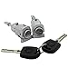 Generic Left Right Door Lock Barrel Cylinder/Fit for VW Golf 4 IV MK4 Bora A6 /Fit for Skoda Fabia Polo 1997-2003 OE 604837167/168, Black+silver