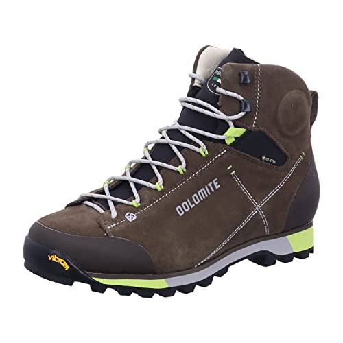 DOLOMITE Ms 54 Hike Evo GTX Bottes de randonnée, Chaussure Bateau Homme, Vert Boue, 44.5 EU