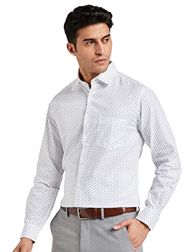 Image of Diverse Men's Cotton Printed Full Sleeve Regular Formal Shirt