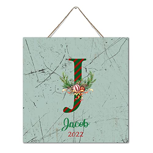 Monogramme personnalisé en bois idée cadeau Noël idéale