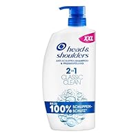 Head & Shoulders Classic Clean 2in1 Anti-Schuppen-Shampoo, 800ml Pumpspender. Bis zu 100 Prozent Schuppenschutz Plus Feuchtigkeitspflege, Klinisch Getestet