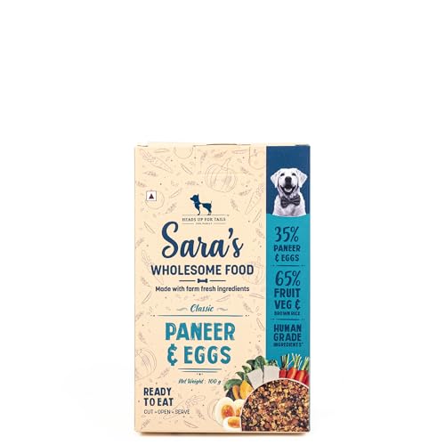 See full amazon price history chart for Heads Up For Tails HUFT Saras Wholesome Food - Classic Paneer and Eggs Dog Food | Human Grade Ingredients | Preservative Free | Gluten Free | Suitable for Adult & Small Breeds - 100gm Heads Up For Tails HUFT Saras Wholesome Food - Classic Paneer and Eggs Dog Food | Human Grade Ingredients | Preservative Free | Gluten Free | Suitable for Adult & Small Breeds - 100gm (B0CJ39DZRR) Amazon Price History, Amazon Price Tracker