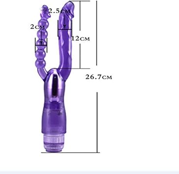Vibrador vaginal de doble penetración con forma de pene ...