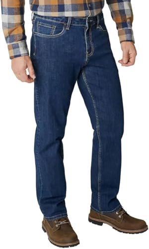 Weatherproof Vintage Men’s Weathermax Jean Relaxed Fit (40W x 34L, Dark Blue)3