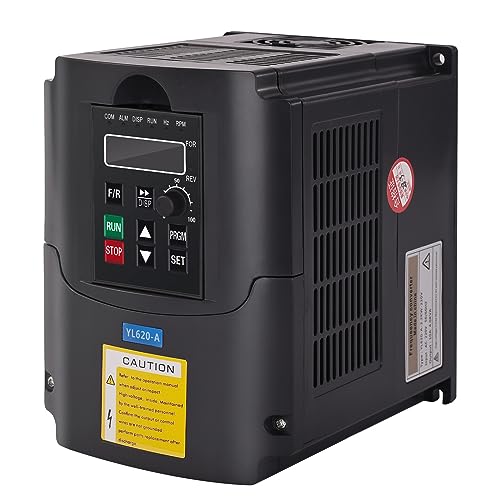 Price comparison product image VFD 220V 2.2KW 3hp Variable Frequency Drive,  craftsman168 CNC VFD Motor Drive Inverter Converter for Spindle Motor Speed Control YL-Series(2.2KW