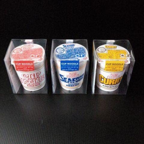 Amazon.co.jp: カップヌードル 加湿器 2種類 カップヌードル ポーチ 3  