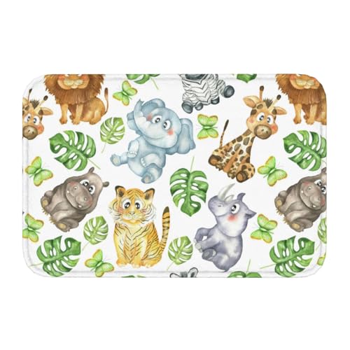 �L���[�g �A�j�}�� �t �� �A�[�g ���փ}�b�g ���� ����~�� �t�����l�� �h�A�}�b�g 40x60cm