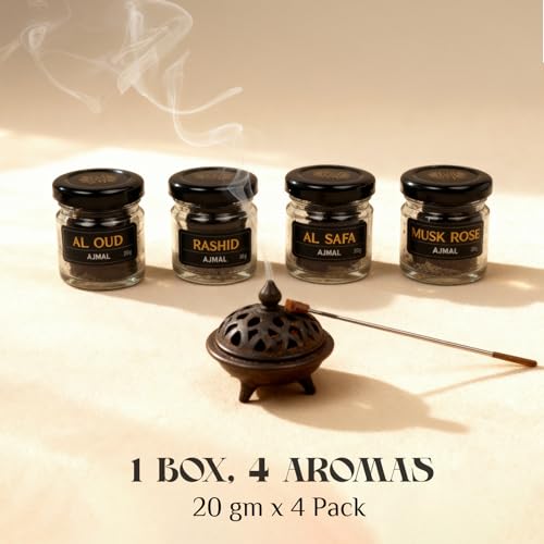 Ajmal Bakhoor Gift Set Pack of 4 · 80 g (320 g total) - Image 5