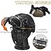 Tactical Airsoft Helmet Set - Paintball Thickened Fast MH Helmet 90° Flip Goggle Steel Mesh Mask Helmet Cover