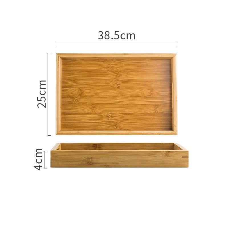 Bandejas Servir Comida Bandeja de Madera Servicio Restaurante té for Rodillas for Sala Estar Mesa Cama(A,L)