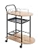 Produktbild HAKU Möbel Küchenwagen Eiche hell, schwarz, MDF, Metall - Maße: B 65 x H 83 x T 35 cm, Style: Modern