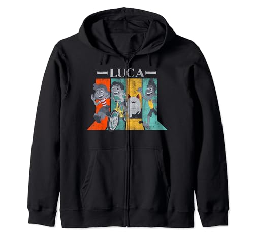 Sweat à Capuche Luca Disney Pixar V2 pour Enfant et Adulte
