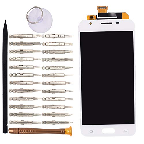 Image of LCD Screen Display with Digitizer Touch Panel Without Bezel Frame Compatible with Samsung Galaxy J3 2017 J330F /DS J330G /DS J3 Pro 2017(White)