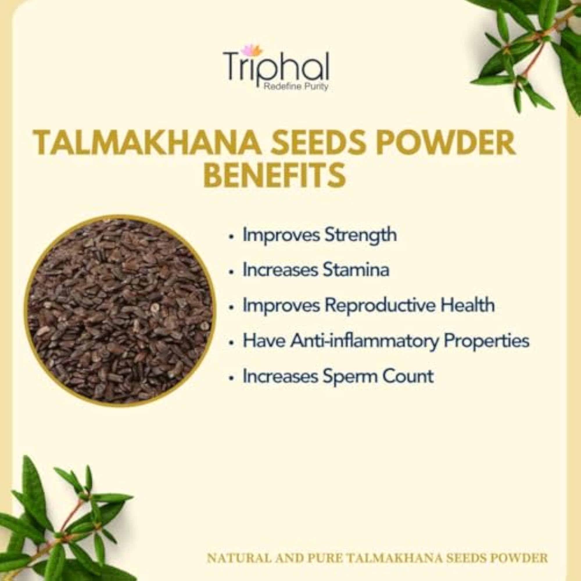 TRIPHAL Talmakhana Powder - 200g Organic