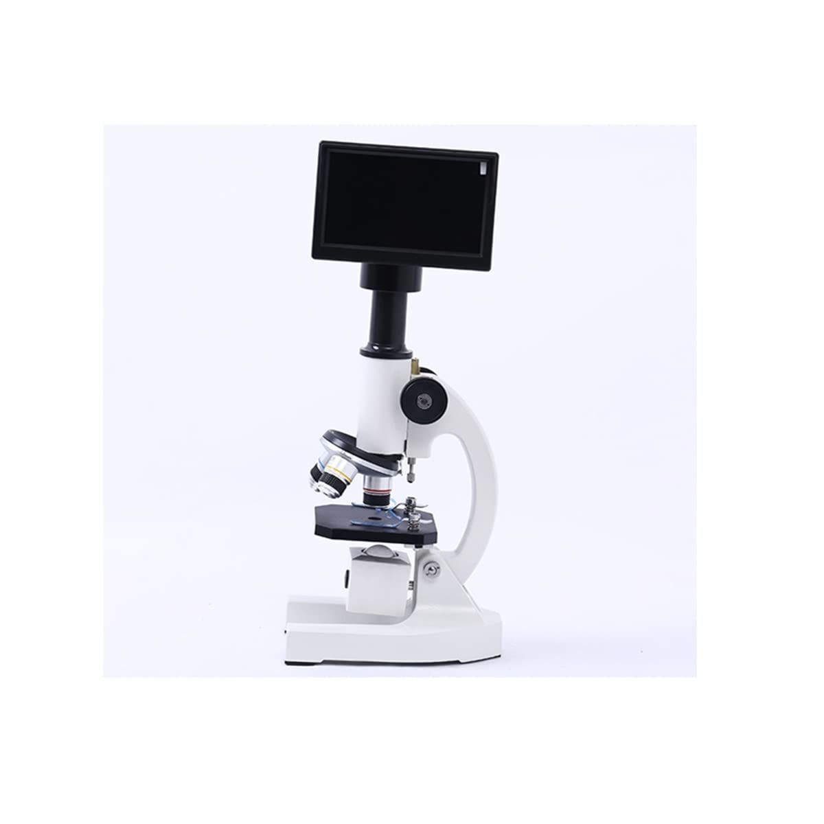 ZTBH Microscope Accessories Kit Professional Monocular Biology Microscope W/Light, LCD Screen 640X Student Biological Microscope Microscope Slides