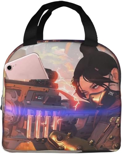 エーペックスレジェンド ランチパック再利用可能なポータブル お弁当バッグ クーラーバッグ おしゃれ 保温 保冷 汚れに強い 耐衝撃 大容量 ファッション 男女兼用 アニメ グッズ キャラクター プレゼント