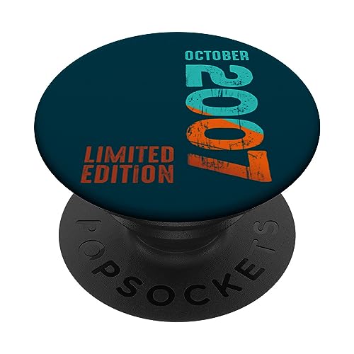 2007 Octubre 2007 Año 2007 Retro 2007 Edición Limitada 2007 PopSockets PopGrip Intercambiable