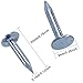 OMOTOOL Steel Roofing Felt Nails (200pcs), Roofing Felt Pins Suit for Shed Roof Roofing Felt Slate Boards,Broad Head Pins (0.75 Inch)