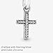 PANDORA Sparkling Cross Dangle - Compatible ME/Moments - Sterling Silver Charm with Cubic Zirconia - Gift with Gift Box