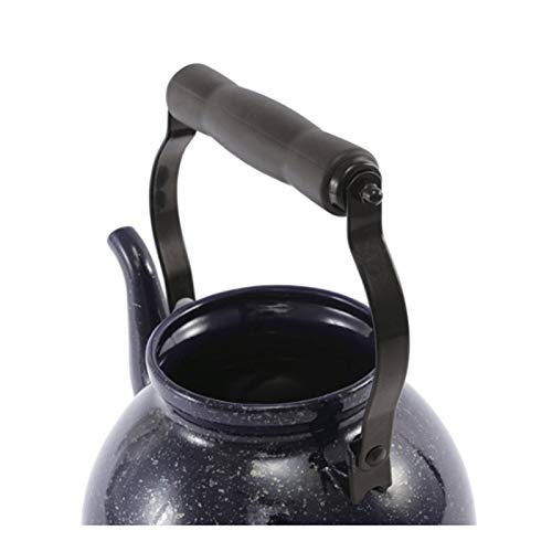 Emaille-Wassertopf mit Pfeife, großes Fassungsvermögen, verdickter Emaille-Wasserkocher, kann als Flammenkessel verwendet werden 5 Emaille-Wassertopf mit Pfeife, großes Fassungsvermögen, verdickter Emaille-Wasserkocher, kann als Flammenkessel verwendet werden