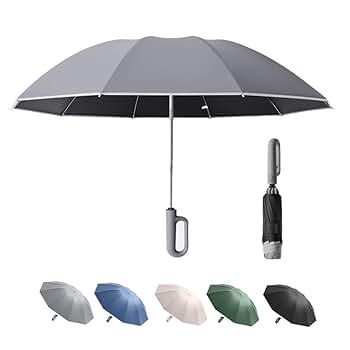 Amazon | 日傘 雨傘 折り畳み傘 頑丈な10本骨 ワンタッチ自動